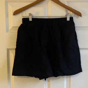 Sotela Classic Black Women's Linen Shorts